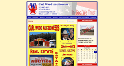 Desktop Screenshot of carlwoodauctioneers.com